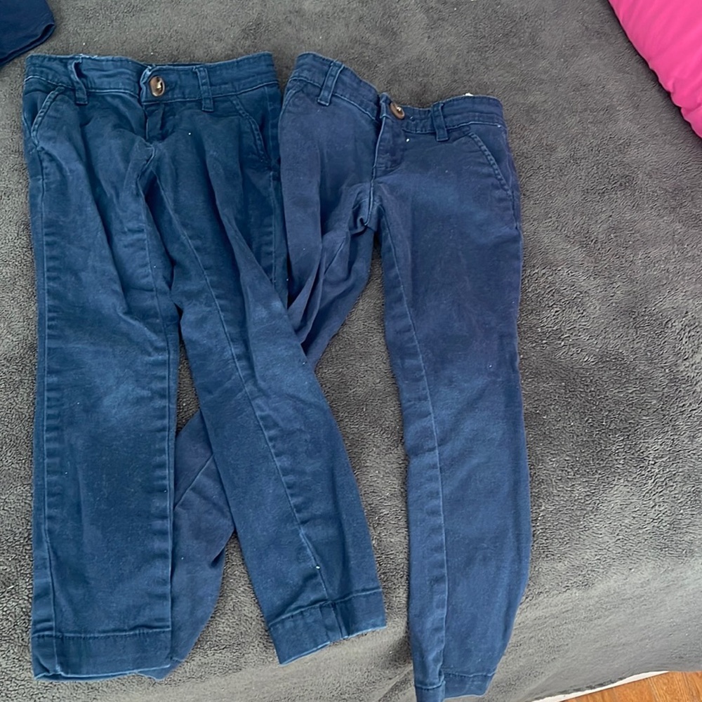 Old navy uniform pants! Great condition! TWO PAIRS